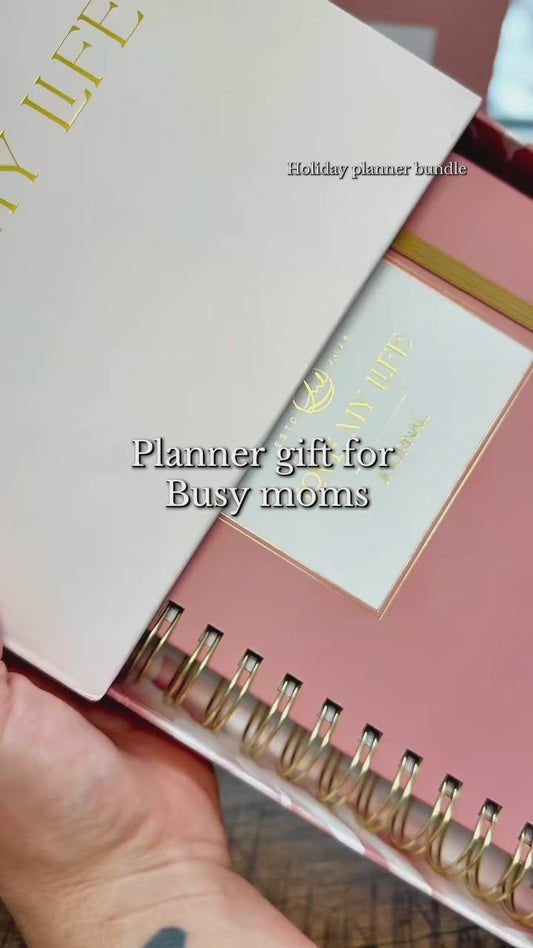 The Love My Life Planner Bundle (FREE Sticker Sheet, Pen Set, and Pen Clip included)